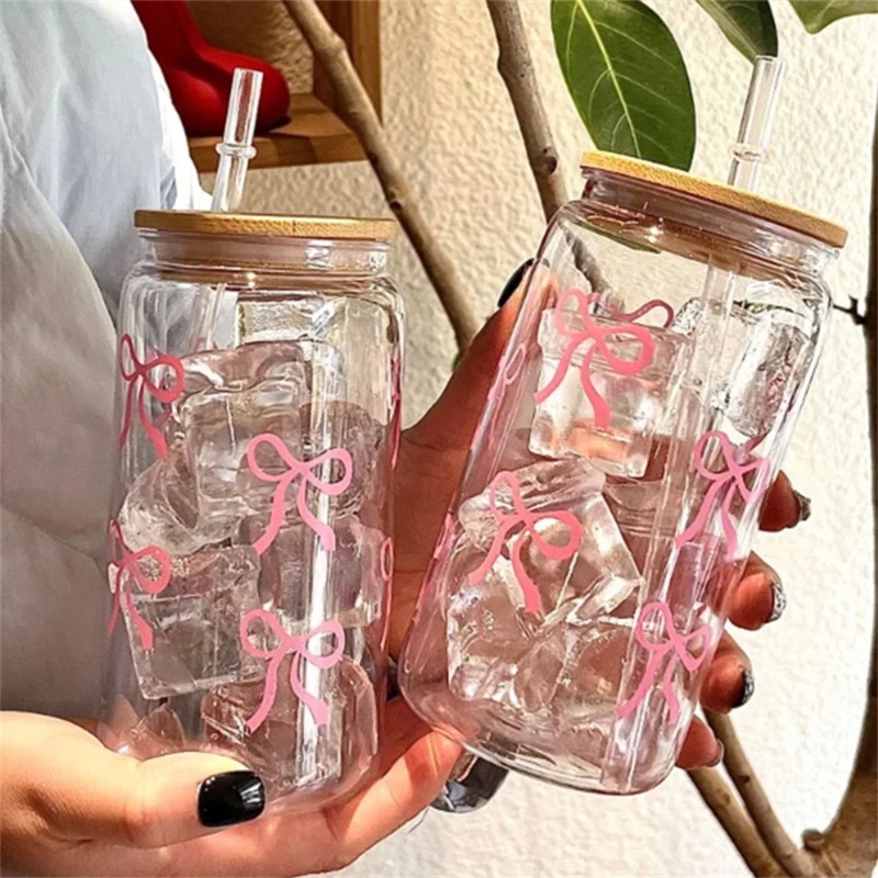 Training Cup Straw - 1 pz Simpatica Tazza in Vetro