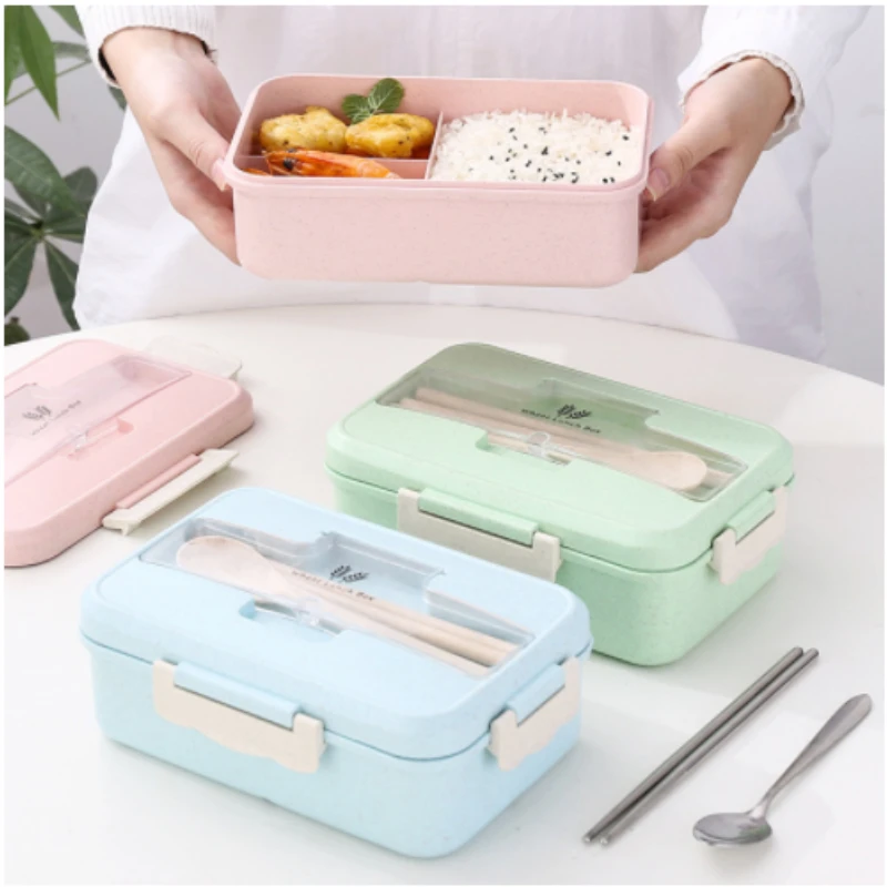 Baby Food Zip Lock Bag - Microonde Lunch Box paglia di grano