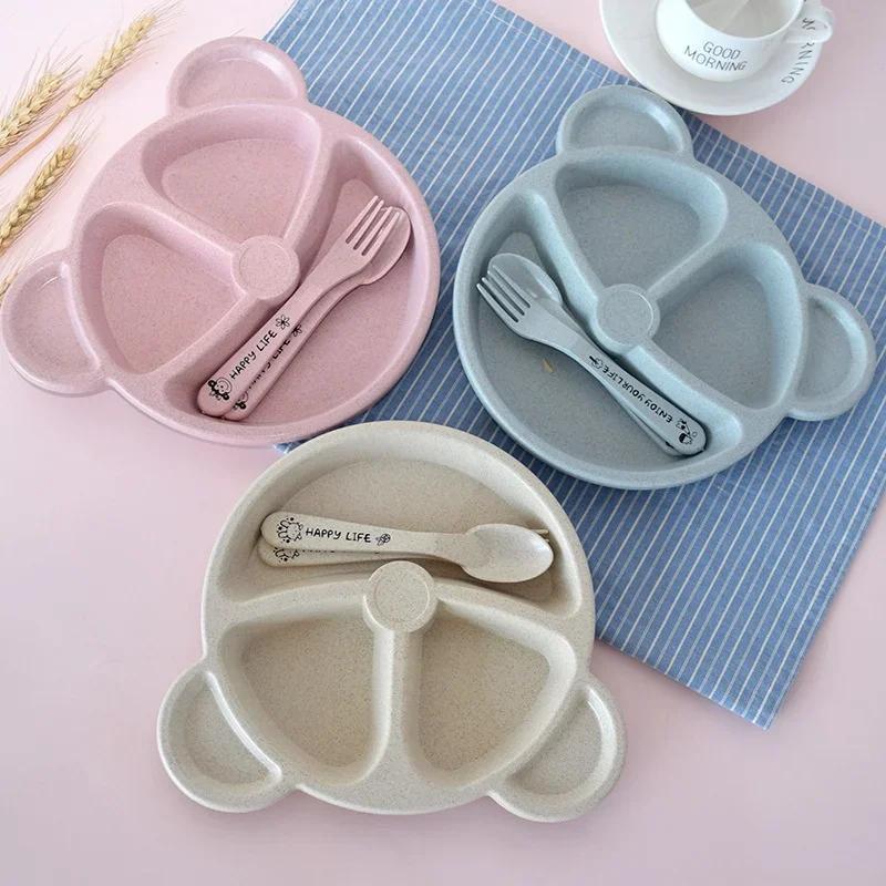 Baby Food Menu - Ciotola per bambini Cucchiaio Forchetta Set