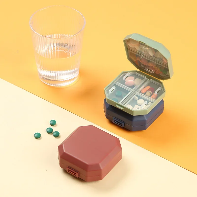 Formula Dispenser Portable - Mini portapillole portatile 6 griglie Tablet