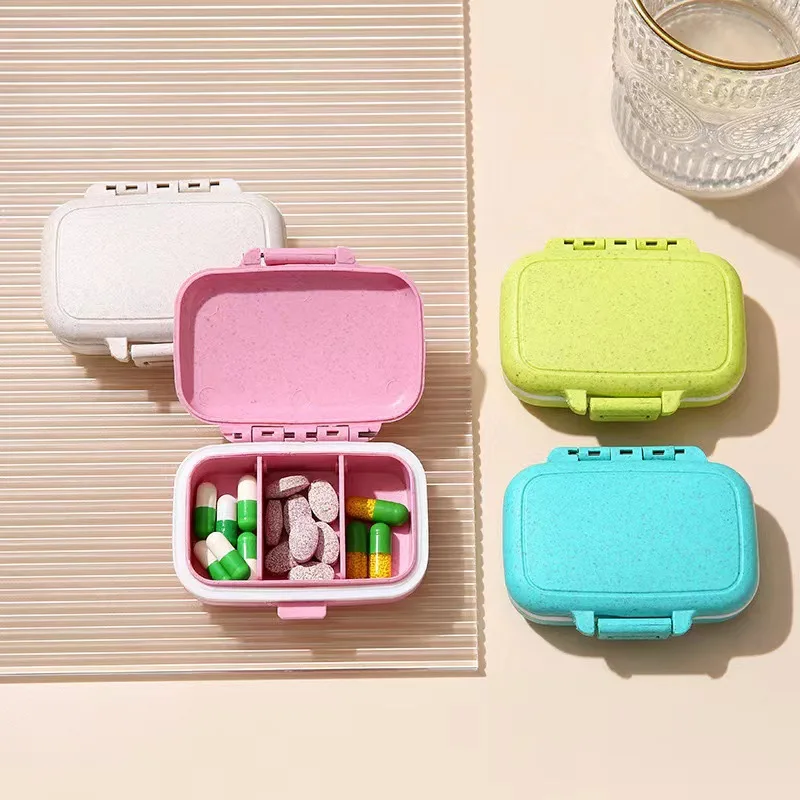 Formula Dispenser Portable - Mini Contenitore Portatile per Pillole, Portapillole
