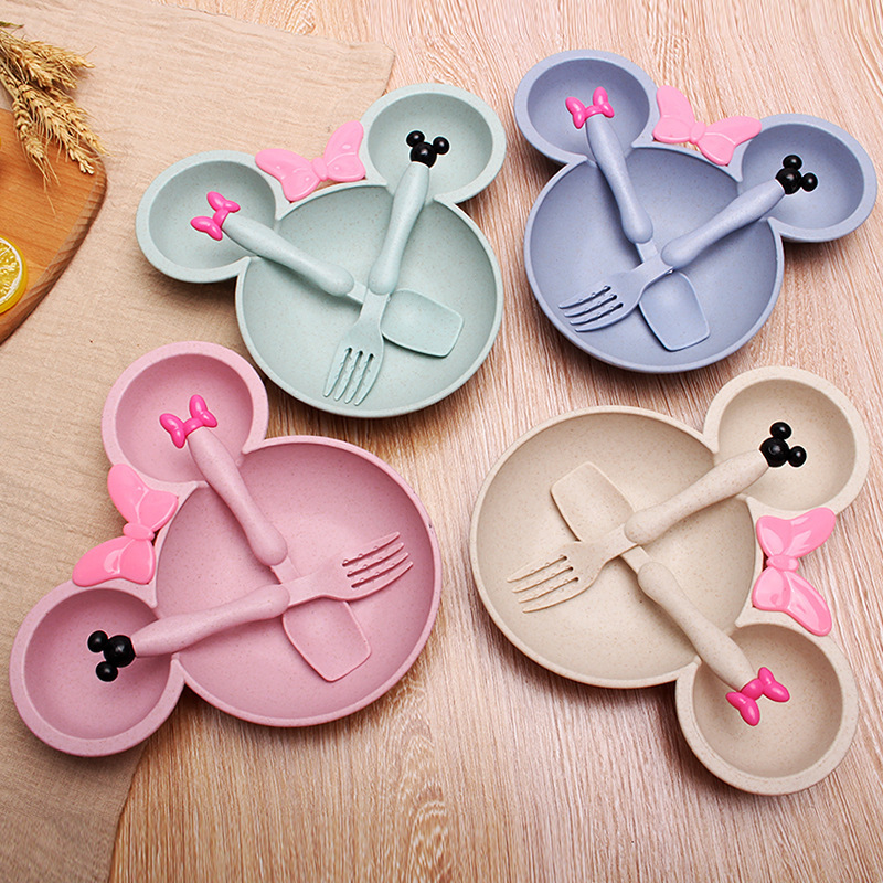 3 pz/set Cartoon Baby Bowl Set - Baby Food Menu recensione e prezzo
