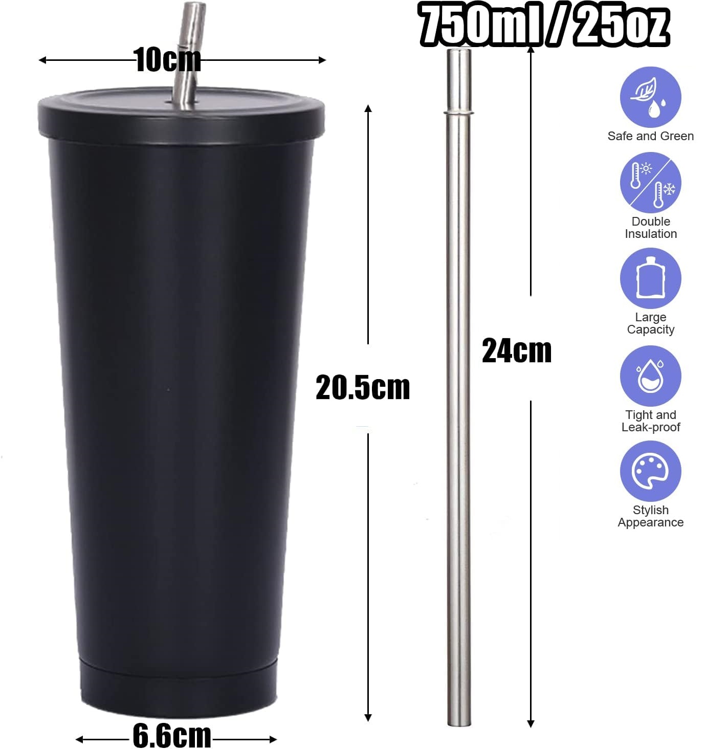 Tumbler Isolato a Doppia Paret - Training Cup Straw recensione e prezzo