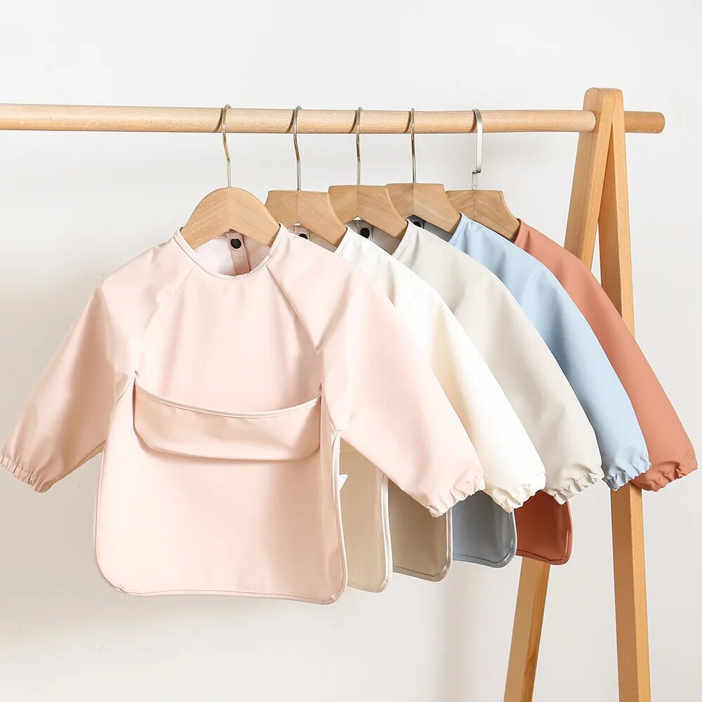 1 pz tinta unita pittura gremb - Baby Food Apron recensione e prezzo
