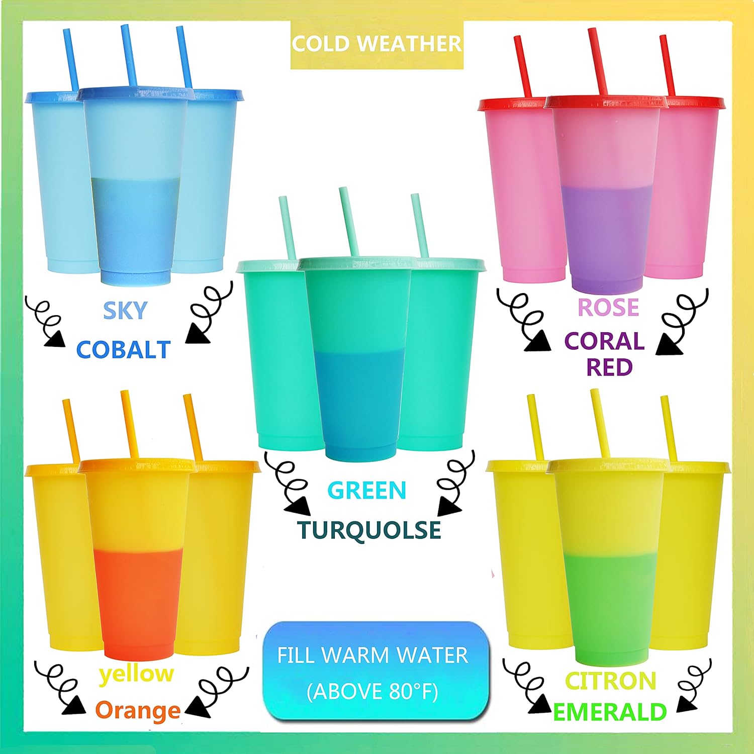 Confezione da 3 graziose bicch - Training Cup Straw recensione e prezzo