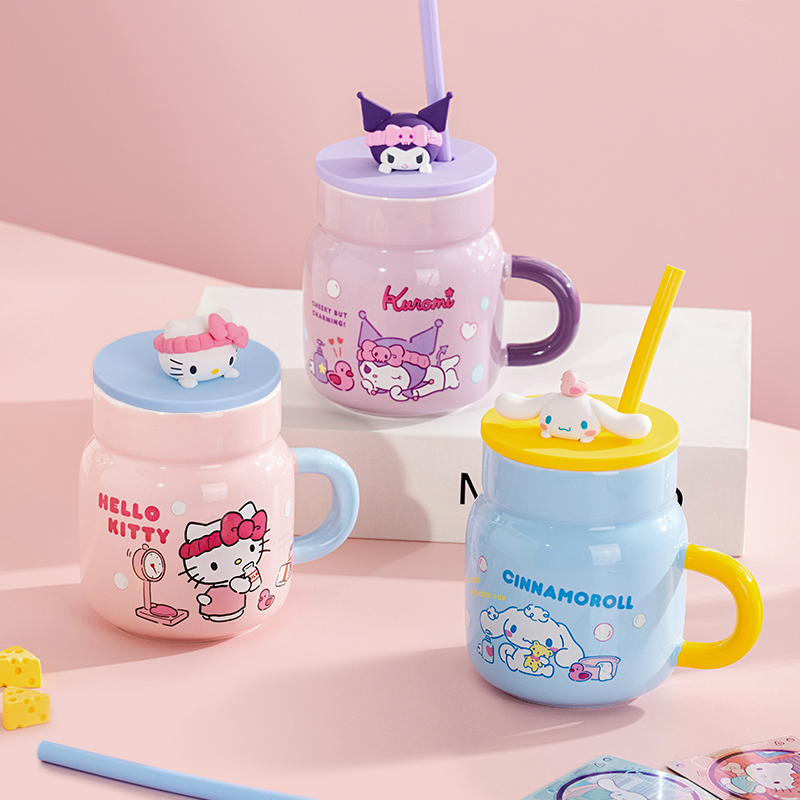 Sanrio 450ml Tazza in ceramica - Training Cup Straw recensione e prezzo