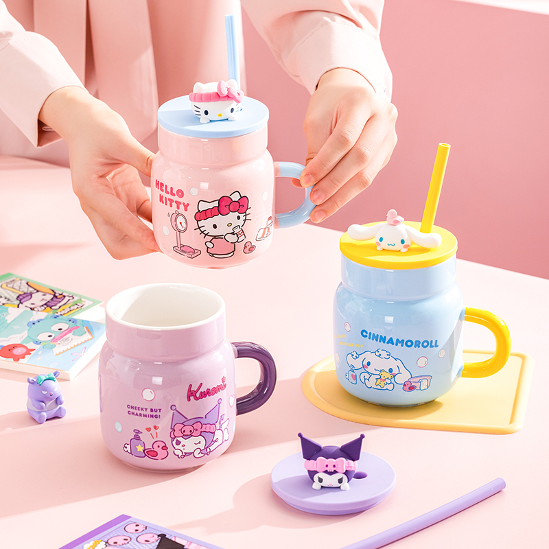 Sanrio 450ml Tazza in ceramica - Training Cup Straw recensione e prezzo