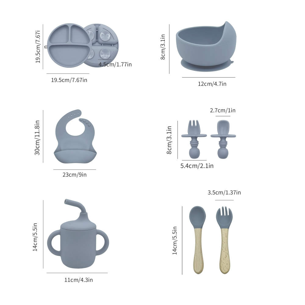 Set di 5 Pezzi per l'Alimentaz - Baby Food Menu recensione e prezzo