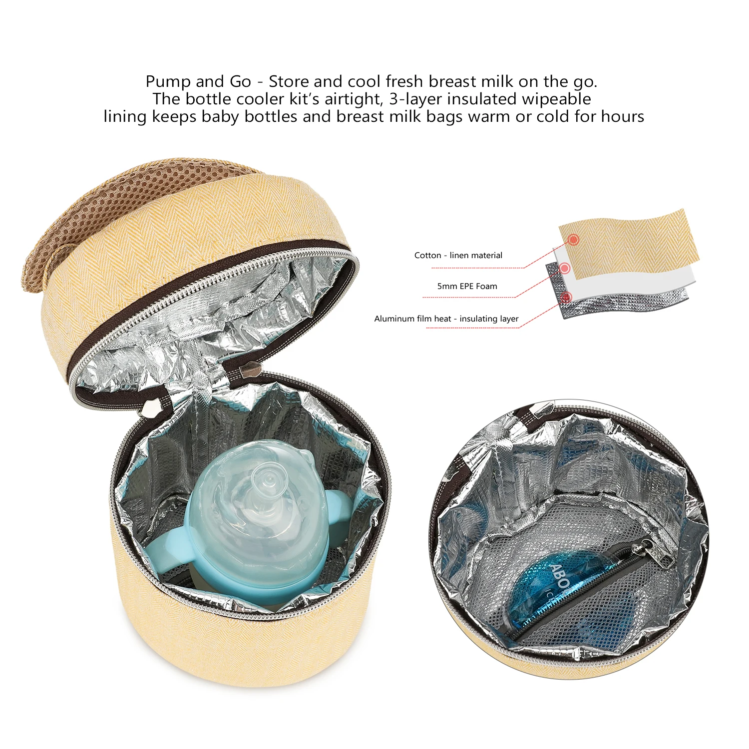 Borsa per biberon impermeabile - Baby Food Zip Lock Bag recensione e prezzo